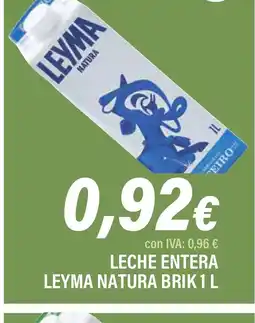 Cash Ifa LEYMA Leche entera natura oferta