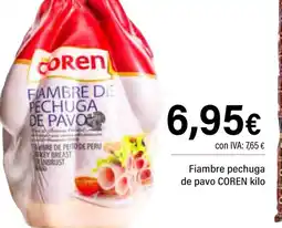 Cash Ifa COREN Fiambre pechuga de pavo oferta