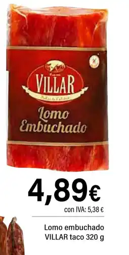 Cash Ifa VILLAR Lomo embuchado taco oferta