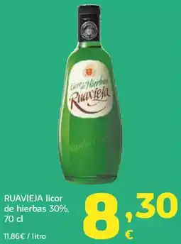 HiperDino RUAVIEJA Licor de hierbas 30% oferta