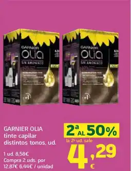 HiperDino GARNIER OLIA tinte capilar distintos tonos oferta