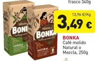 Hiperber Bonka Café molido Natural o Mezcla oferta