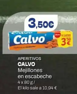 Supermercados Plaza Calvo Aperitivos mejillones en escabeche oferta