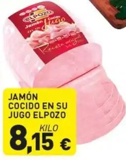 Hiperber Elpozo Jamón cocido en su jugo oferta
