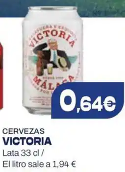 Supermercados Plaza Victoria Cervezas oferta
