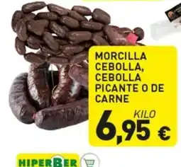 Hiperber Morcilla cebolla cebolla picante o de carne oferta