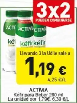 Hiperber Activia kéfir para beber oferta