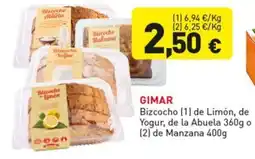 Hiperber Gimar Bizcocho de Limón, de Yogur, de la Abuela o Manzana oferta