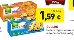 Hiperber Gullón Galleta Digestive avena o avena-naranja oferta