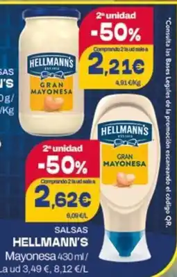Hiperber Hellmann's Salsas oferta