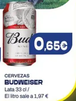 Hiperber Budweiser cervezas oferta