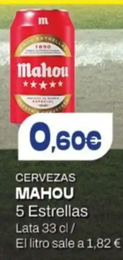 Hiperber Mahou Cervezas oferta