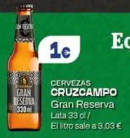 Hiperber Cruzcampo cervezas oferta