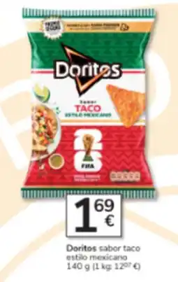 Consum Doritos sabor taco estilo mexicano oferta
