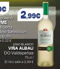 Hiperber Viña Albali Vino blanco oferta