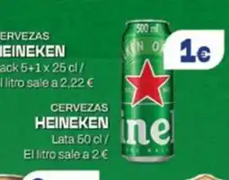 Hiperber Heineken Cervezas oferta