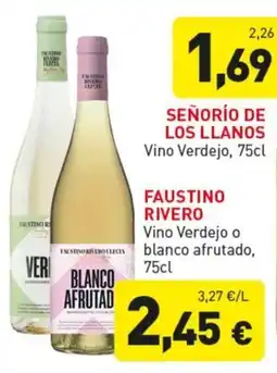 Hiperber Faustino Rivero Vino Verdejo o blanco afrutado oferta