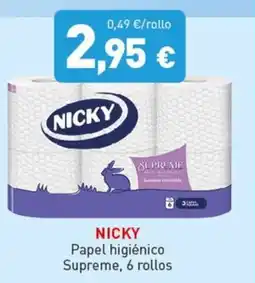 Hiperber Nicky Papel higiénico Supreme, 6 rollos oferta