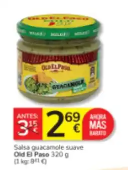 Consum Old El Paso Salsa guacamole suave oferta