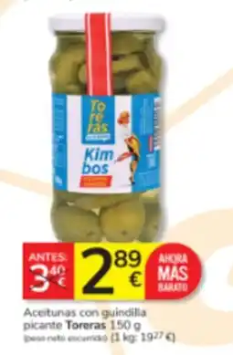 Consum Toreras Aceitunas con guindilla picante oferta