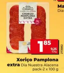Maxi Dia Dia Nuestra Alacena Xoriço Pamplona extra oferta