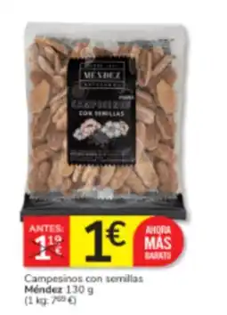 Consum Méndez Campesinos con semillas oferta