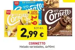Hiperber Cornetto Helado variedades oferta