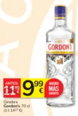 Consum Gordon's Ginebra oferta