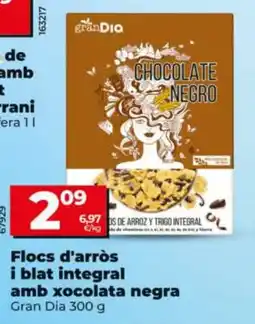Maxi Dia Gran Dia Flocs d'arròs i blat integral amb xocolata negra oferta