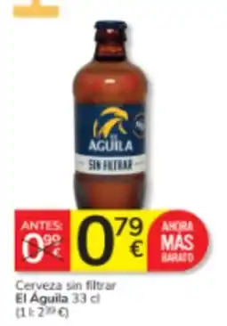 Consum El Águila Cerveza sin filtrar oferta