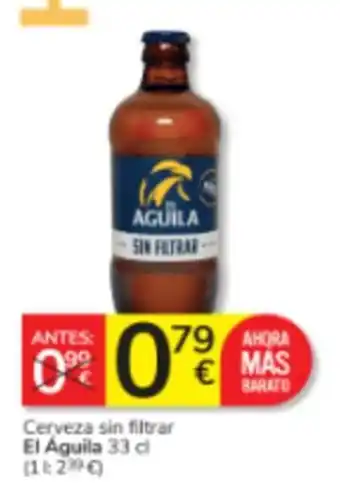 Consum El Águila Cerveza sin filtrar oferta