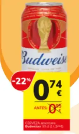 Consum Budweiser Cerveza americans oferta