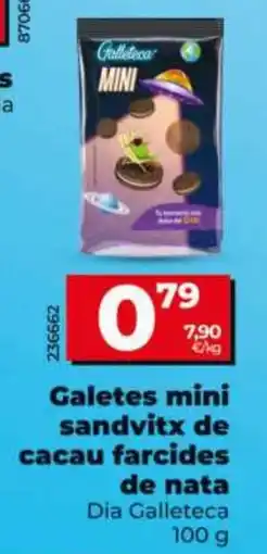 Maxi Dia Dia Galleteca Galetes mini sandvitx de cacau farcides de nata oferta
