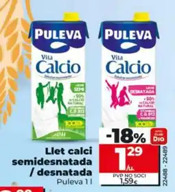 Maxi Dia Puleva Llet calci semidesnatada / desnatada oferta