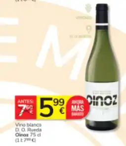 Consum Oinoz Vino blanco D. O. Rueda oferta