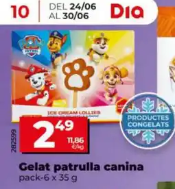 Maxi Dia Gelat patrulla canina oferta