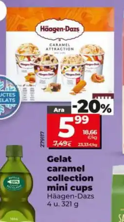 Maxi Dia Häagen-Dazs Gelat caramel collection mini cups oferta