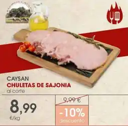 Supermercados Plaza Caysan Chuletas de sajonia oferta
