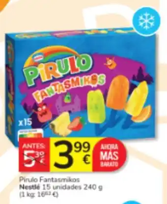 Consum Nestlé Pirulo Fantasmikos oferta