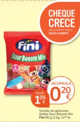 Consum Fini Surtido de golosinas ácidas Sour Booom Mix oferta
