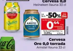 Maxi Dia Amstel Cervesa Oro 0,0 torrada oferta
