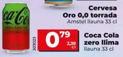 Maxi Dia Coca Cola zero llima llauna oferta