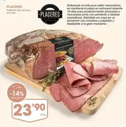 Supermercados Plaza Placeres Pastrami de vacuno, al corte oferta