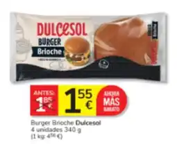 Consum Dulcesol Burger Brioche oferta