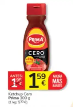 Consum Prima Ketchup Cero oferta