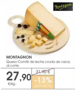 Supermercados Plaza Montagnon Queso Comté de leche cruda de vaca, al corte oferta