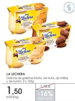 Supermercados Plaza La Lechera Delicias de galletas María, de trufa, de toffee y de turrón oferta
