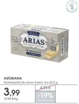 Supermercados Plaza Asturiana Mantequilla sin sal en barra oferta