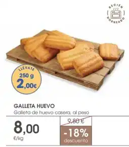 Supermercados Plaza Galleta huevo oferta