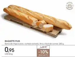 Supermercados Plaza Baguette plus oferta